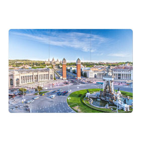 Магнитный плакат 3Х2 с принтом Барселона в Новосибирске, Полимерный материал с магнитным слоем | 6 деталей размером 9*9 см | barcelona | europe | spain | барселона | европа | ес | испания | каталония | отпуск | туризм