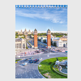 Скетчбук с принтом Барселона в Новосибирске, 100% бумага
 | 48 листов, плотность листов — 100 г/м2, плотность картонной обложки — 250 г/м2. Листы скреплены сверху удобной пружинной спиралью | Тематика изображения на принте: barcelona | europe | spain | барселона | европа | ес | испания | каталония | отпуск | туризм