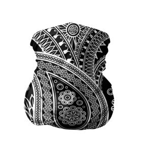 Бандана-труба 3D с принтом Paisley в Новосибирске, 100% полиэстер, ткань с особыми свойствами — Activecool | плотность 150‒180 г/м2; хорошо тянется, но сохраняет форму | Тематика изображения на принте: орнамент | пейсли | турецкие огурцы