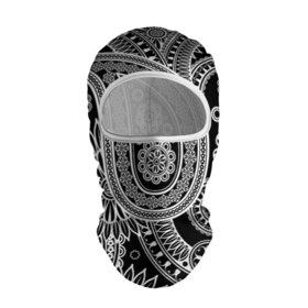 Балаклава 3D с принтом Paisley в Новосибирске, 100% полиэстер, ткань с особыми свойствами — Activecool | плотность 150–180 г/м2; хорошо тянется, но при этом сохраняет форму. Закрывает шею, вокруг отверстия для глаз кайма. Единый размер | орнамент | пейсли | турецкие огурцы