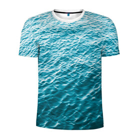 Мужская футболка 3D спортивная с принтом Море в Новосибирске, 100% полиэстер с улучшенными характеристиками | приталенный силуэт, круглая горловина, широкие плечи, сужается к линии бедра | Тематика изображения на принте: orca | sea | whale | вода | киты | косатки | лето | любовь | море | океан | отдых | пальмы | пляж | солнце