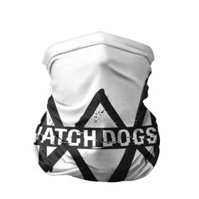 Бандана-труба 3D с принтом Watch Dogs 2 в Новосибирске, 100% полиэстер, ткань с особыми свойствами — Activecool | плотность 150‒180 г/м2; хорошо тянется, но сохраняет форму | 2 | dogs | ubisoft | watch | хакер