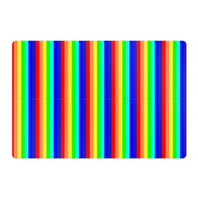 Магнитный плакат 3Х2 с принтом Радуга вертикальные полосы в Новосибирске, Полимерный материал с магнитным слоем | 6 деталей размером 9*9 см | Тематика изображения на принте: вертикальные | жёлтый | зелёный | красный | оранжевый | полосы | радуга | синий | фиолетовый
