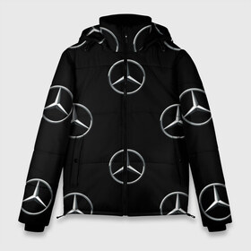 Мужская зимняя куртка 3D с принтом Mercedes в Новосибирске, верх — 100% полиэстер; подкладка — 100% полиэстер; утеплитель — 100% полиэстер | длина ниже бедра, свободный силуэт Оверсайз. Есть воротник-стойка, отстегивающийся капюшон и ветрозащитная планка. 

Боковые карманы с листочкой на кнопках и внутренний карман на молнии. | мерседес