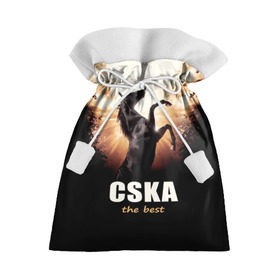 Подарочный 3D мешок с принтом CSKA the best в Новосибирске, 100% полиэстер | Размер: 29*39 см | bcjhj