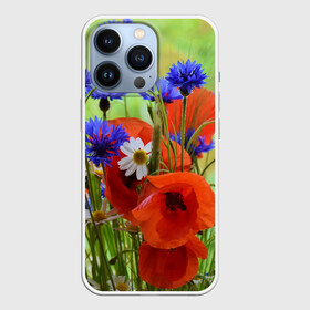 Чехол для iPhone 13 Pro с принтом Маки 7 в Новосибирске,  |  | цветы