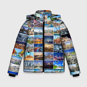 Зимняя куртка для мальчиков 3D с принтом Туризм (10х10) в Новосибирске, ткань верха — 100% полиэстер; подклад — 100% полиэстер, утеплитель — 100% полиэстер | длина ниже бедра, удлиненная спинка, воротник стойка и отстегивающийся капюшон. Есть боковые карманы с листочкой на кнопках, утяжки по низу изделия и внутренний карман на молнии. 

Предусмотрены светоотражающий принт на спинке, радужный светоотражающий элемент на пуллере молнии и на резинке для утяжки | Тематика изображения на принте: азия | берлин | вегас | венеция | воспоминания | города | достопримечательности | европа | египет | калифорния | каникулы | лондон | милан | москва | ностальгия | нью йорк | отдых | отпуск | память