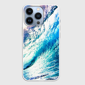 Чехол для iPhone 13 Pro с принтом Волна в Новосибирске,  |  | брызги | вода | волны | море | океан | природа