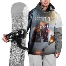 Накидка на куртку 3D с принтом Battlefield 1 в Новосибирске, 100% полиэстер |  | battlefield | батла | батлфилд