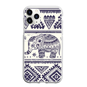 Чехол для iPhone 11 Pro матовый с принтом Африка в Новосибирске, Силикон |  | орнамент | слон | этно