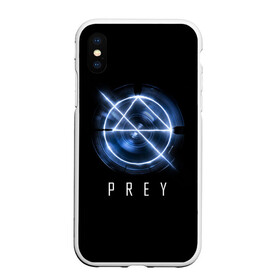 Чехол для iPhone XS Max матовый с принтом Prey в Новосибирске, Силикон | Область печати: задняя сторона чехла, без боковых панелей | Тематика изображения на принте: prey | игра | космос