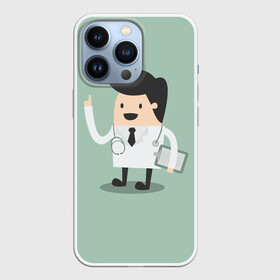 Чехол для iPhone 13 Pro с принтом Доктор в Новосибирске,  |  | Тематика изображения на принте: doctor | house md | md | врач | дантист | доктор | мед работник | медецина | медик | хирург