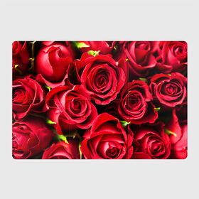 Магнитный плакат 3Х2 с принтом Розы в Новосибирске, Полимерный материал с магнитным слоем | 6 деталей размером 9*9 см | Тематика изображения на принте: красный | лепестки | прикольные картинки | розы | цветочки | цветы