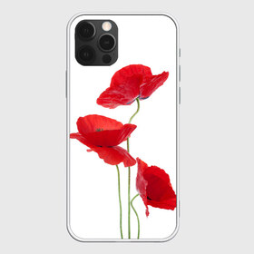 Чехол для iPhone 12 Pro Max с принтом Маки в Новосибирске, Силикон |  | field | flowers | poppies | poppy | red | wild | красные | мак | маки | поле | полевые | цветы