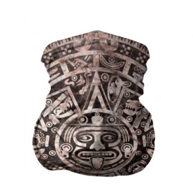 Бандана-труба 3D с принтом Народ Майя в Новосибирске, 100% полиэстер, ткань с особыми свойствами — Activecool | плотность 150‒180 г/м2; хорошо тянется, но сохраняет форму | декор | древний | дух | монстр | символ | существо | текстуры индийские | украшения | элемент