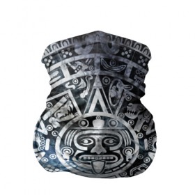 Бандана-труба 3D с принтом Народ Майя в Новосибирске, 100% полиэстер, ткань с особыми свойствами — Activecool | плотность 150‒180 г/м2; хорошо тянется, но сохраняет форму | декор | древний | дух | индийские | монстр | символ | существо | текстуры | украшения | элемент