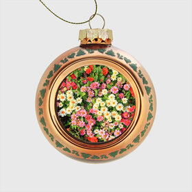 Стеклянный ёлочный шар с принтом Весеннее настроение в Новосибирске, Стекло | Диаметр: 80 мм | аромат | букет | вазон | великолепие | краски | красота | куст | луг | полевые цветы | полянка | природа | растения | розы | ромашки | тюльпаны | украшение | фауна | цветник | цветок | цветочек | цветы