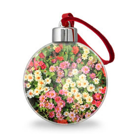 Ёлочный шар с принтом Весеннее настроение в Новосибирске, Пластик | Диаметр: 77 мм | аромат | букет | вазон | великолепие | краски | красота | куст | луг | полевые цветы | полянка | природа | растения | розы | ромашки | тюльпаны | украшение | фауна | цветник | цветок | цветочек | цветы