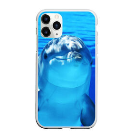Чехол для iPhone 11 Pro Max матовый с принтом Дельфин в Новосибирске, Силикон |  | Тематика изображения на принте: вода | дельфин | море | отдых | отпуск | подводный мир | туризм