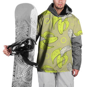 Накидка на куртку 3D с принтом Банан 8 в Новосибирске, 100% полиэстер |  | banana | банан | бананы | паттерн