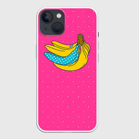 Чехол для iPhone 13 с принтом Банан 2 в Новосибирске,  |  | banana | fashion | банан | бананы | мода