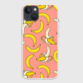 Чехол для iPhone 13 с принтом Банан 1 в Новосибирске,  |  | banana | банан | бананы | паттерн