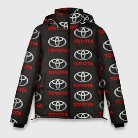 Мужская зимняя куртка 3D с принтом Toyota в Новосибирске, верх — 100% полиэстер; подкладка — 100% полиэстер; утеплитель — 100% полиэстер | длина ниже бедра, свободный силуэт Оверсайз. Есть воротник-стойка, отстегивающийся капюшон и ветрозащитная планка. 

Боковые карманы с листочкой на кнопках и внутренний карман на молнии. | тайота