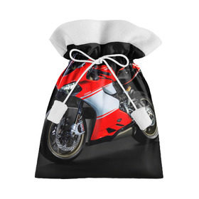 Подарочный 3D мешок с принтом Ducati в Новосибирске, 100% полиэстер | Размер: 29*39 см | ducati | мото | мотоцикл | скорость