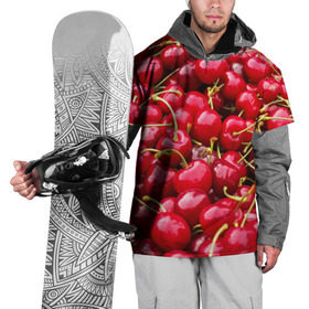 Накидка на куртку 3D с принтом Черешня в Новосибирске, 100% полиэстер |  | Тематика изображения на принте: вишня | десерт | лето | сладкое | черешня | ягода