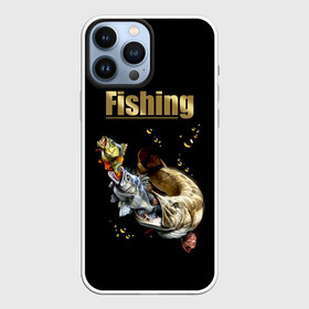 Чехол для iPhone 13 Pro Max с принтом Рыбалка в Новосибирске,  |  | background | black | bubbles | depth | fish | fishing | food | predators | sacrifice | water | вода | глубина | еда | жертва | охота | пузыри | рыбалка | рыбы | фон | хищники | черный