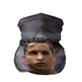 Бандана-труба 3D с принтом Cristiano Ronaldo в Новосибирске, 100% полиэстер, ткань с особыми свойствами — Activecool | плотность 150‒180 г/м2; хорошо тянется, но сохраняет форму | криштиану роналду | реал мадрид