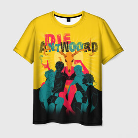 Мужская футболка 3D с принтом Die Antwoord 1 в Новосибирске, 100% полиэфир | прямой крой, круглый вырез горловины, длина до линии бедер | die antwoord | die antword | ninja | yo landi | yolandi visser | zef | ди антвурд | йоланди фиссер | йоландиб иоланди