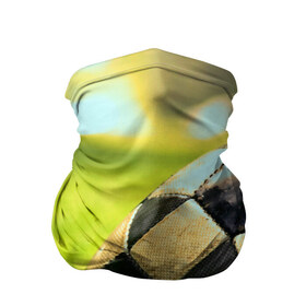 Бандана-труба 3D с принтом Футбол в Новосибирске, 100% полиэстер, ткань с особыми свойствами — Activecool | плотность 150‒180 г/м2; хорошо тянется, но сохраняет форму | стадион | футбольное поле | футбольный мяч