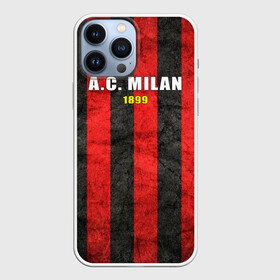 Чехол для iPhone 13 Pro Max с принтом A.C. Milan в Новосибирске,  |  | болельщик | италия | клуб | милан | фанат | футбол | футболист