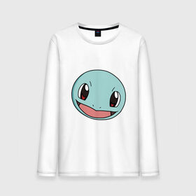 Мужской лонгслив хлопок с принтом Squirtle в Новосибирске, 100% хлопок |  | pokemon | pokemongo | squirtle | покемон | покемонго | покемоны | сквиртл