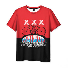Мужская футболка 3D с принтом Amsterdam t-shirt в Новосибирске, 100% полиэфир | прямой крой, круглый вырез горловины, длина до линии бедер | american football | baseball | fashion | football | sport | sport league | style | team | west | американский футбол | амстер | амстердам | амстэрдам | бейсбол | голландия | запад | команды | мода | надписи | спорт | спортивные лиги | стиль