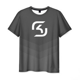 Мужская футболка 3D с принтом SK-Gaming в Новосибирске, 100% полиэфир | прямой крой, круглый вырез горловины, длина до линии бедер | Тематика изображения на принте: csgo | esports | gaming | lg | sk | team