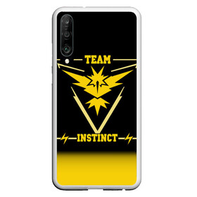 Чехол для Honor P30 с принтом Team Instinct в Новосибирске, Силикон | Область печати: задняя сторона чехла, без боковых панелей | Тематика изображения на принте: go | instinct | pokemon | team | покемон