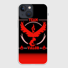 Чехол для iPhone 13 mini с принтом Team Valor в Новосибирске,  |  | go | pokemon | team | valor | покемон
