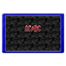 Магнит 45*70 с принтом AC/DC в Новосибирске, Пластик | Размер: 78*52 мм; Размер печати: 70*45 | Тематика изображения на принте: ac dc | acdc | rock | ангус янг | рок