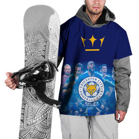 Накидка на куртку 3D с принтом FC Leicester. Vardi в Новосибирске, 100% полиэстер |  | Тематика изображения на принте: лестер