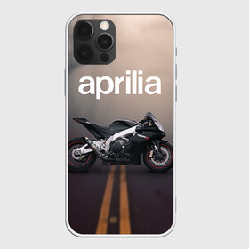 Чехол для iPhone 12 Pro с принтом Aprilia RSV4 в Новосибирске, силикон | область печати: задняя сторона чехла, без боковых панелей | aprilia