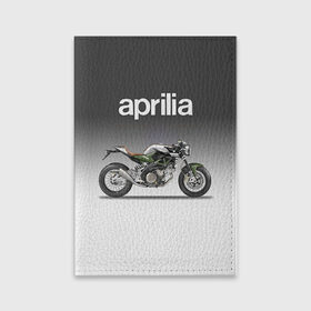 Обложка для паспорта матовая кожа с принтом Aprilia 750CR в Новосибирске, натуральная матовая кожа | размер 19,3 х 13,7 см; прозрачные пластиковые крепления | Тематика изображения на принте: aprilia