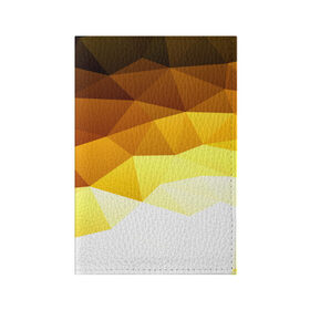 Обложка для паспорта матовая кожа с принтом Solid Polygon в Новосибирске, натуральная матовая кожа | размер 19,3 х 13,7 см; прозрачные пластиковые крепления | Тематика изображения на принте: геометрия | грани | изгиб | линии | полигоны | постель | сочетан | текстура | треугольники