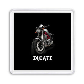 Магнит 55*55 с принтом Ducati в Новосибирске, Пластик | Размер: 65*65 мм; Размер печати: 55*55 мм | Тематика изображения на принте: ducati | дукати | мото | мотогонки | мотоспорт | мотоцикл