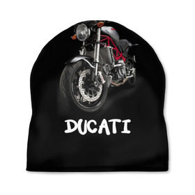 Шапка 3D с принтом Ducati в Новосибирске, 100% полиэстер | универсальный размер, печать по всей поверхности изделия | ducati | дукати | мото | мотогонки | мотоспорт | мотоцикл