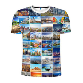 Мужская футболка 3D спортивная с принтом Знатный турист в Новосибирске, 100% полиэстер с улучшенными характеристиками | приталенный силуэт, круглая горловина, широкие плечи, сужается к линии бедра | азия | берлин | вегас | венеция | воспоминания | города | достопримечательности | европа | египет | калифорния | каникулы | лондон | милан | москва | ностальгия | нью йорк | отдых | отпуск | память