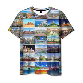 Мужская футболка 3D с принтом Путешественник в Новосибирске, 100% полиэфир | прямой крой, круглый вырез горловины, длина до линии бедер | азия | берлин | вегас | венеция | воспоминания | города | достопримечательности | европа | египет | калифорния | каникулы | лондон | милан | москва | ностальгия | нью йорк | отдых | отпуск | память