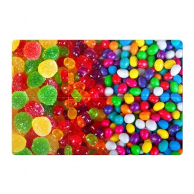 Магнитный плакат 3Х2 с принтом Вкусняшки в Новосибирске, Полимерный материал с магнитным слоем | 6 деталей размером 9*9 см | вкуснотища | вкусняшки | глазурь | карамельки | конфетки | конфеты | мармеладки | сахар | сладости