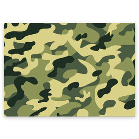Поздравительная открытка с принтом Зелёный камуфляж в Новосибирске, 100% бумага | плотность бумаги 280 г/м2, матовая, на обратной стороне линовка и место для марки
 | camouflage | green camouflage | зеленый камуфляж | камуфляж